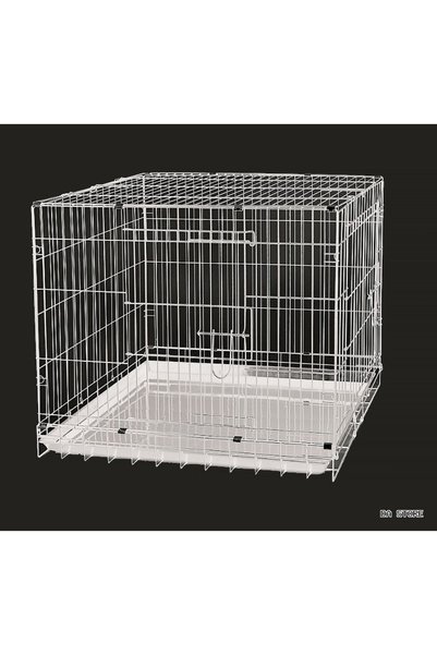 Dayang DASTORE Köpek Kafesi (214817) Beyaz 93x56.5x63.5