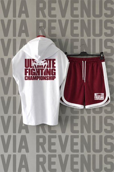 Vordevia Set sportiv Ultimate FC Venom MMA compus din un tricou sport cu glug...