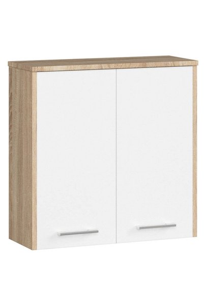 MyOfficeShop Dulap de baie suspendat, cu 2 uși și 1 raft interior, placaj de ...
