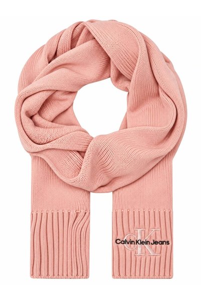 Calvin Klein شال قطني عليه شعار