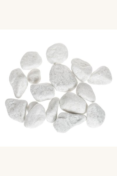 Comerivo Pietre decorative albe 3-5cm, pentru ghiveci, 1kg
