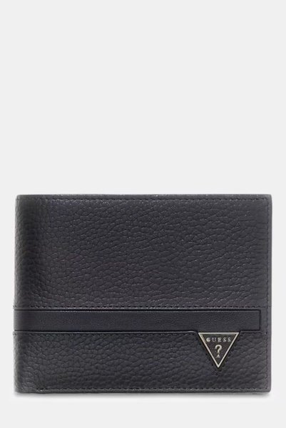 Guess Monaco Bi-Fold Medium Men's Black Wallet Smmogrlea20-Bla
