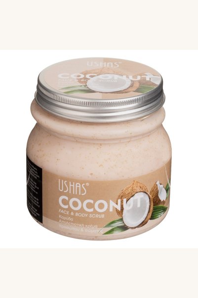 Comerivo Scrub exfoliant pentru corp și față, aromă de nucă de cocos, 300 ml