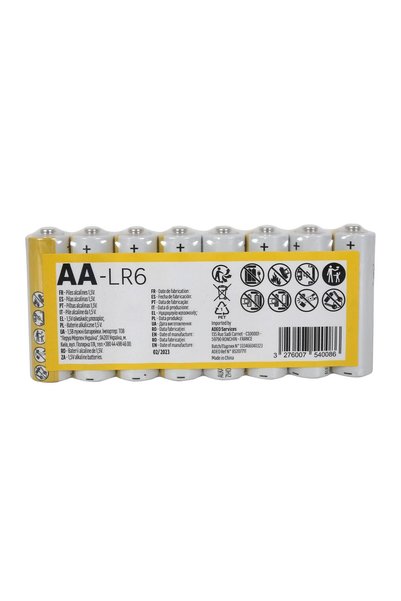 SHOPIENS Set 8 Baterii Alcaline AA