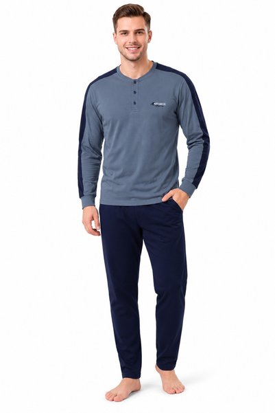 PİJAPİA Men's ANTRASİT Pajama Set – PJ4011