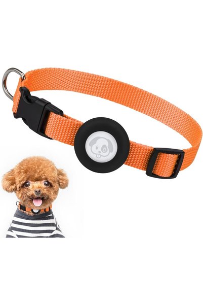 TERRIFI Compatible with Airt-ag Dog Collar, Adjustable Air-Tag Dog Collar wit...