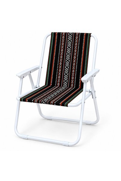 SAHABA Outdoor Camping Stripe Folding Chair, Saudi heritage style Folding Pic...