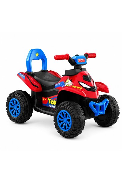 Raed Azzeem Spider-Man Themed 3-Wheel ATV Ride-on Bike with Music and Lights ...