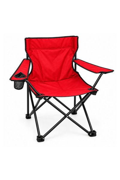 SAHABA Portable Folding Chair with Arm Rest and Cup Holder with Carrying Bag ...