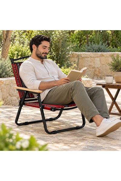 SAHABA Portable Foldable Chair Outdoor Furniture Compact Chair Aluminum with ...