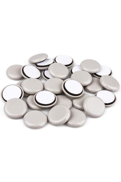 GENERAL 24PCS Furniture Sliders for Carpet & Hardwood Floors,1-1/2" Chair Sli...