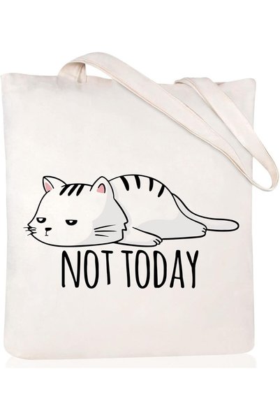 Bahgeti Andeiltech Large Canvas Tote Handbag for Women, Beautiful Reusable Cu...
