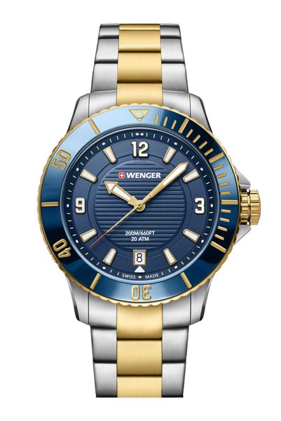 Wenger Ceas de damă Seaforce 01.0621.114, cuarț, 36 mm, 20 ATM