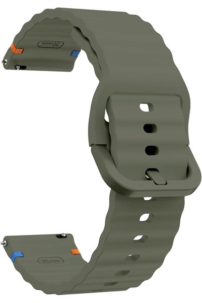 GENERAL Soft Silicone Watch Band 22mm 20mm Quick Release Watch Strap for Wome...