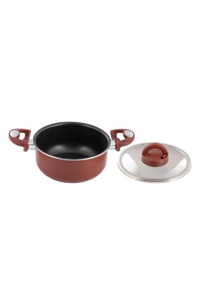 Alsaif Home AlSaif Cooking Pot, Mixed, Brown - 9705/1/18, Mix
