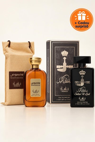 OferteTop Set 2 Parfumuri Arăbești pentru Bărbați: Makhsouse și Sultan Al Lai...