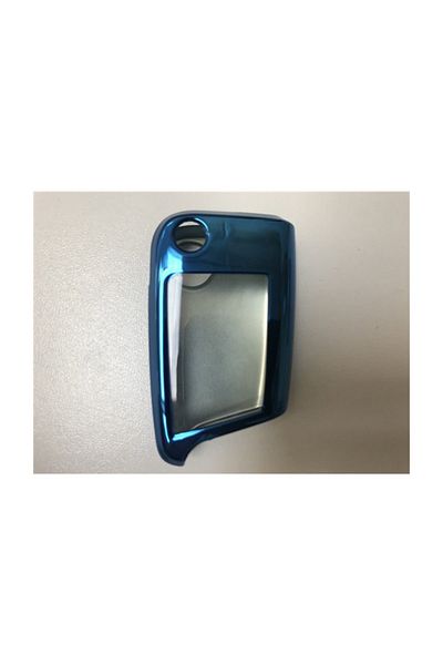 REPLAX Volkswagen Blue Plastic Switchblade Key Case Protection Container