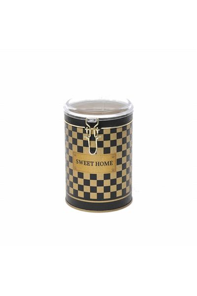 EVLE Ef117-19 Checkers Gold_swt Home Patterned Spice Bowl 1.1 Lt