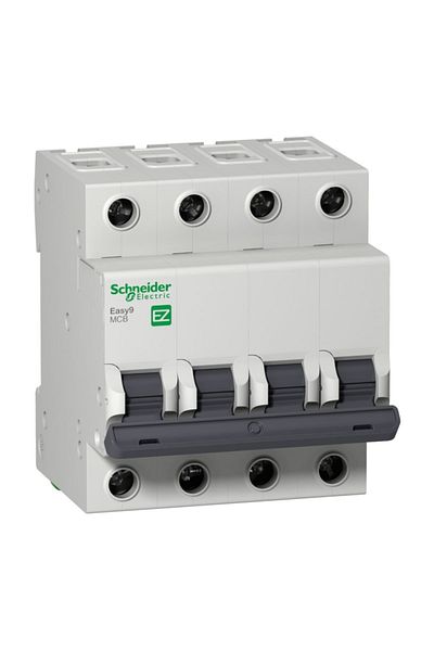 Schneider Electric Schneider Ez9f43406 Easy9 4 Phase 6ampere 3 Ka C Type Automatic Fuse C6x4