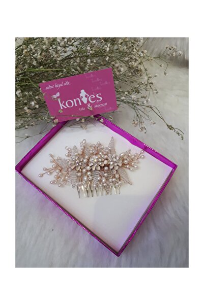 Kontes Gelin Tacı  Saç  Aksesuarı