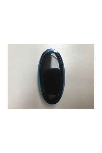 REPLAX Nissan Blue Keyless Start Plastic Key Case with Black Cover