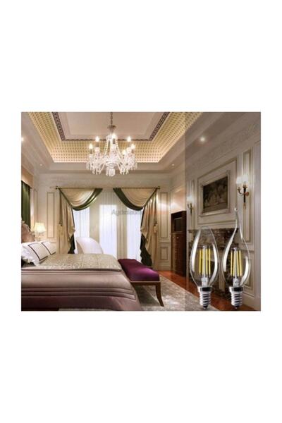 Cata 4w Flamanlı Şeffaf Led Buji Ampul Ct-4066 - Günışığı