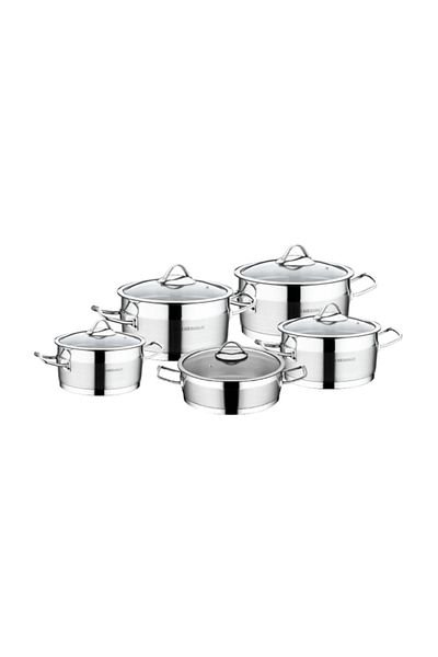 Kahramanlar Glazed 5-Piece Pot Set