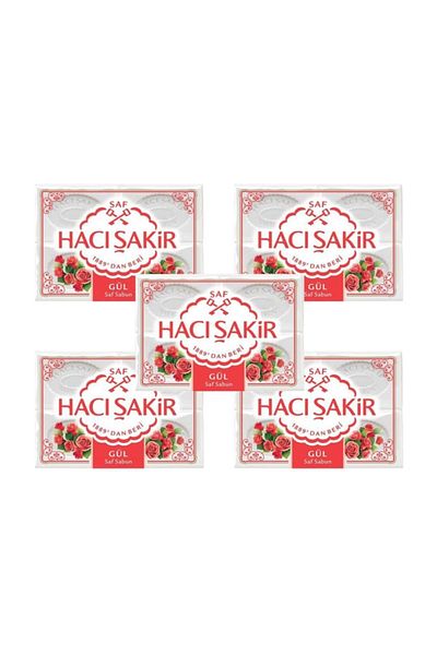 Hacı Şakir Rose Mold Soap 4x150 gr - 5 Pieces