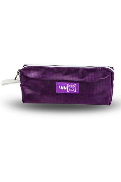 Inn Design Pack Single Eye Pencil Case 20x7x8 Cm (inn-101) Purple