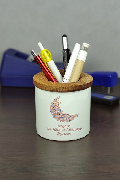 Hediyelen Suport pentru stilou din ceramică pentru profesor de cultură și morală religioasă primară