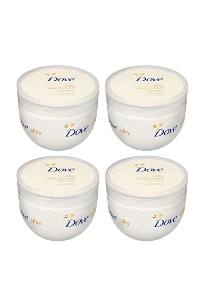 Dove Hand and Body Cream Silky Nourishment Body Silk 300 Mlx4 Set