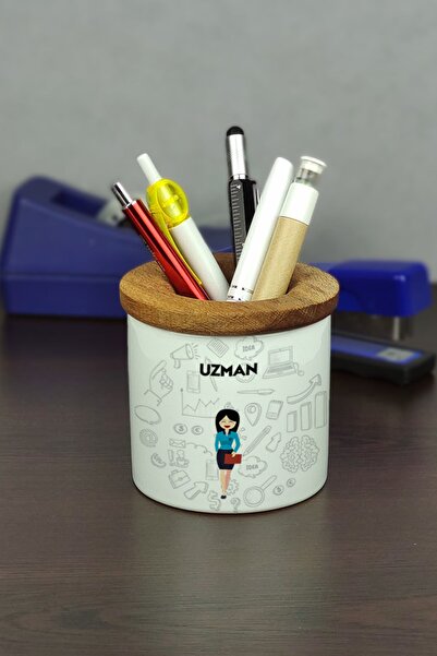 Hediyelen Expert Ceramic Pen Holder