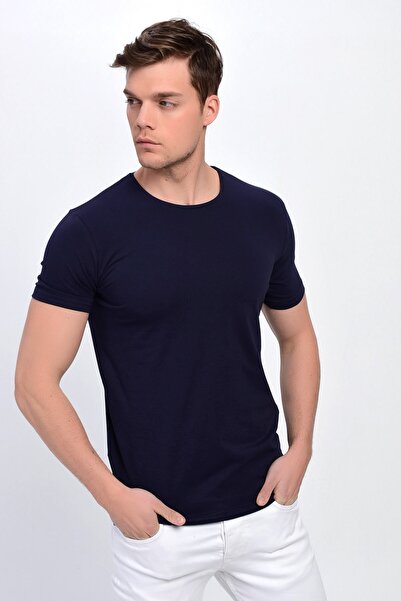 DYNAMO T-Shirt - Dunkelblau - Regular Fit