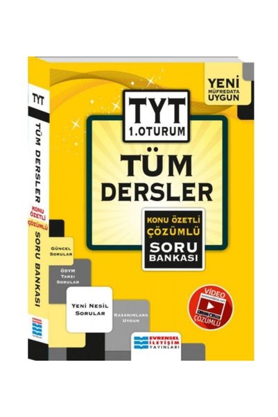 Evrensel İletişim Yayınları Tyt Tüm Dersler Soru Bankası 2020