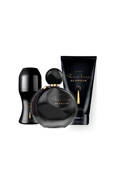 AVON Far Away Glamour Parfüm Vücut Losyonu Ve Roll-on Seti