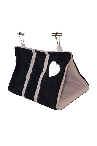 Akat Cosy Black and White Fanatic Budgie Sleeping Hammock