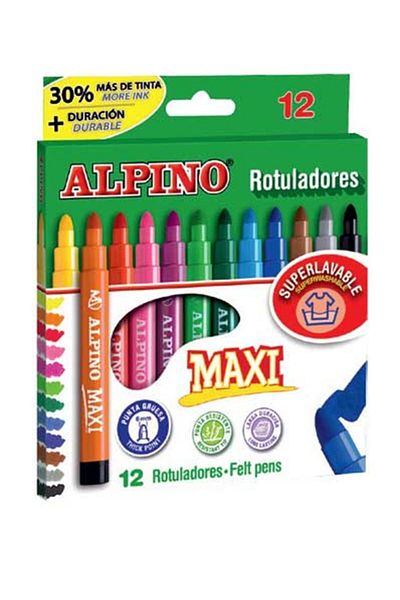 Alpıno Felt Pen 12 Li Maxi Ar-06