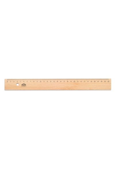 HATAS Ruler Wood Unreinforced 30 Cm 00035