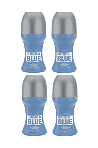 AVON Individual Blue Erkek Antiperspirant Roll On Deodorant Dörtlü