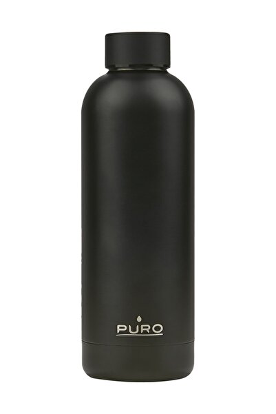Hot&Cold Paslanmaz Çelik Termos Mat Metalik Siyah 500 ml