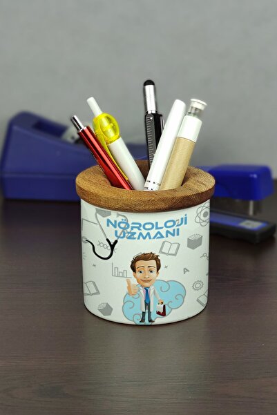 Hediyelen Suport pentru stilou din ceramică pentru neurolog