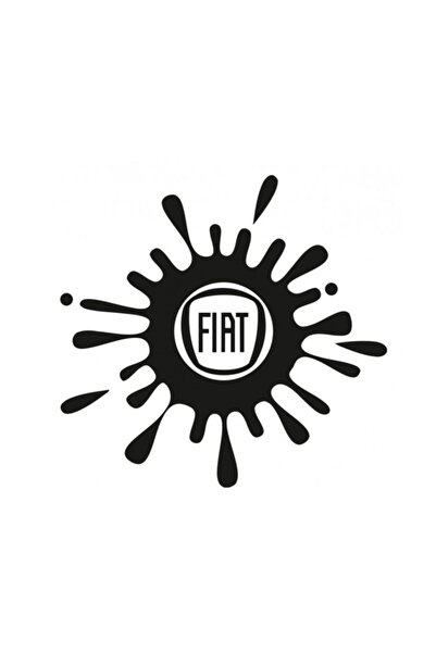 TSC ملصق سيارة فيات بمظهر رش الطلاء 15 سم 2 قطعة