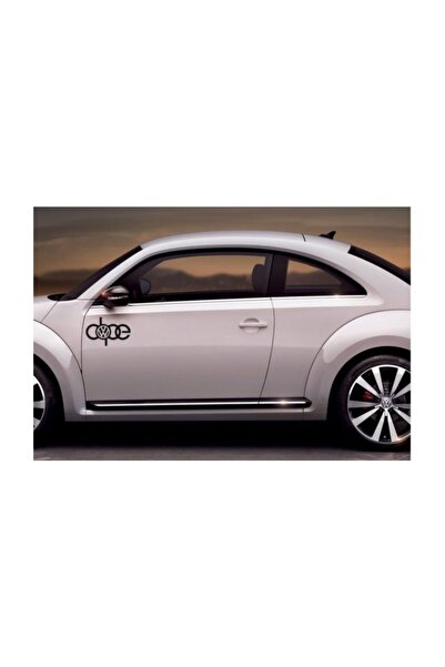 TSC ملصق سيارة فولكس فاجن دوب لاصق 2 قطعة 15 سم