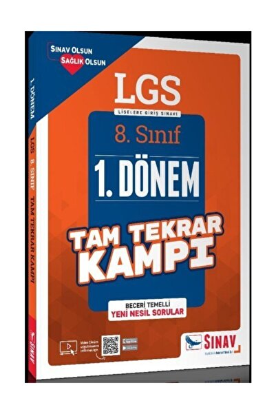Sınav Yayınları 8. Sınıf LGS 1. Dönem Çözümlü Tam Tekrar Kampı / Kolektif / S...