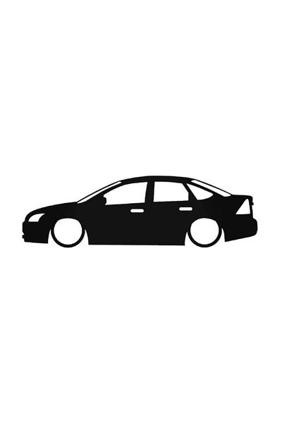 TSC Focus Mk1 Sedan Carcasă oblate Autocolant Butterfly Glass Paste