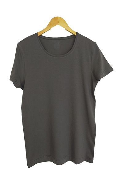 Raf Coll Μπλουζάκι Unisex Basic Σκούρο Γκρι