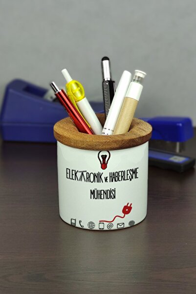 Hediyelen حامل أقلام سيراميك لمهندس الكهرباء والإلكترونيات