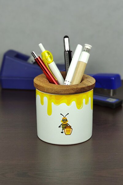 Hediyelen Suport pentru stilou din ceramică cu design Bee