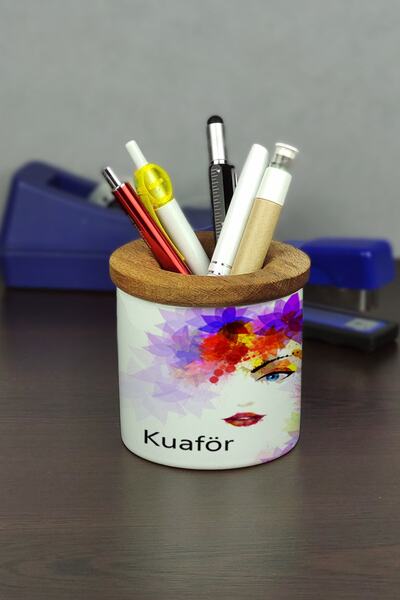 Hediyelen Κεραμική θήκη για στυλό κομμωτηρίου