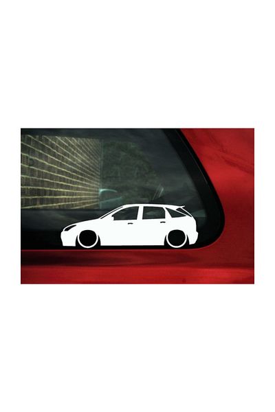TSC Opel Astra G Carcasă oblate Autocolant Butterfly Glass Paste